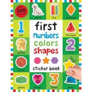 First 100 Stickers: First Numbers, Colors, Shapes -- Roger Priddy